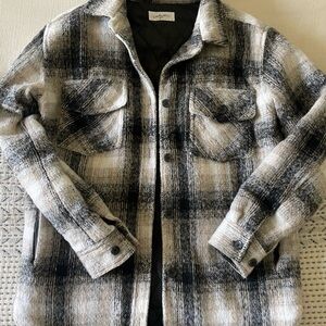 Carly Jean Los Angeles Plaid Jacket